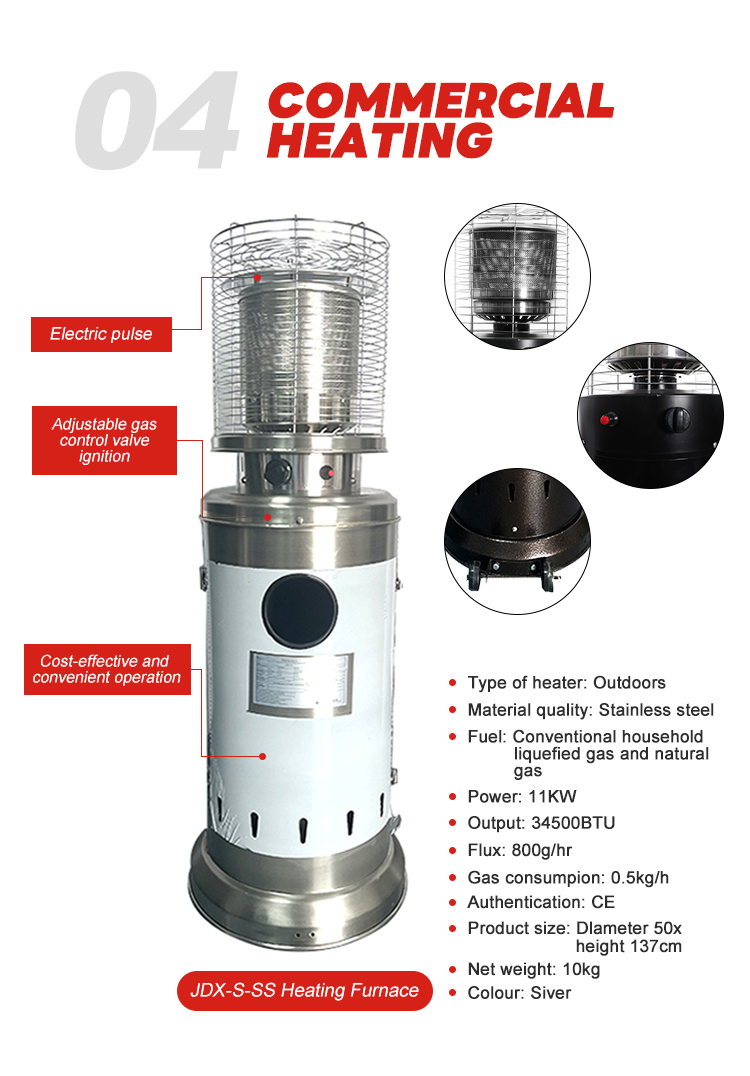 Best Natural Gas Outdoor Patio Heater PROLUXE